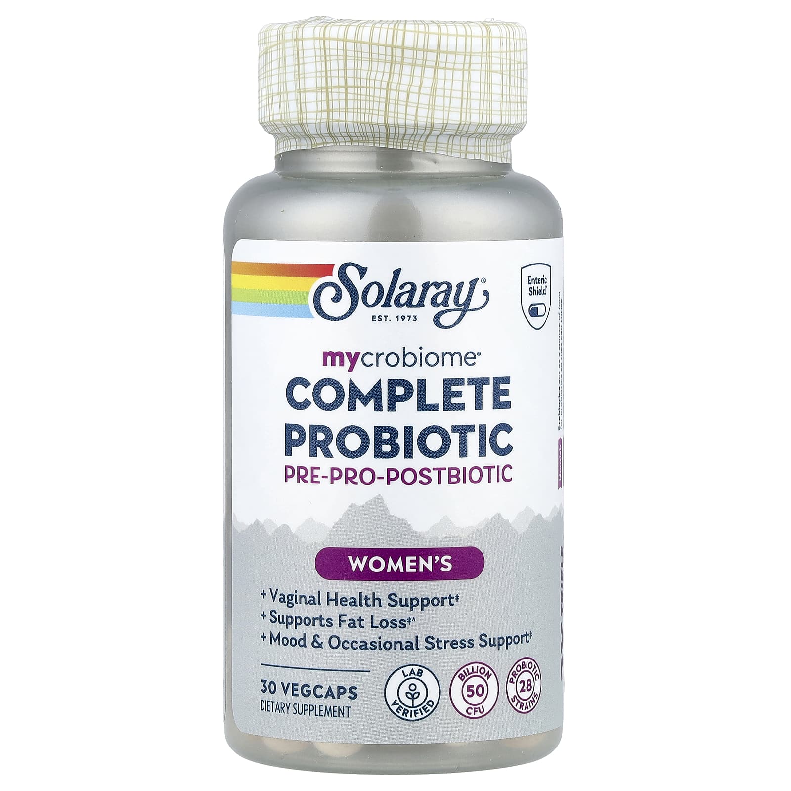 Solaray, Mycrobiome®, Complete Probiotic, Women's, 30 VegCaps