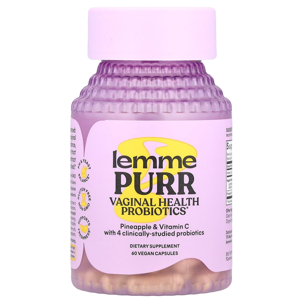 Lemme, Purr, Vaginal Health Probiotics, 60 Vegan Capsules