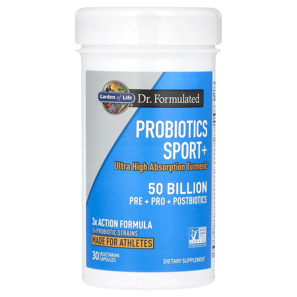 Garden of Life, Probiotics Sport+, 50 Billion, 30 Vegetarian Capsules