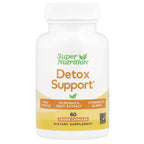 Super Nutrition, Detox Support with Milk Thistle Extract, Picrorhiza Root Extract, Turmeric Extract, Dandelion Powder and Digestive Blend, 60 Veggie Capsules