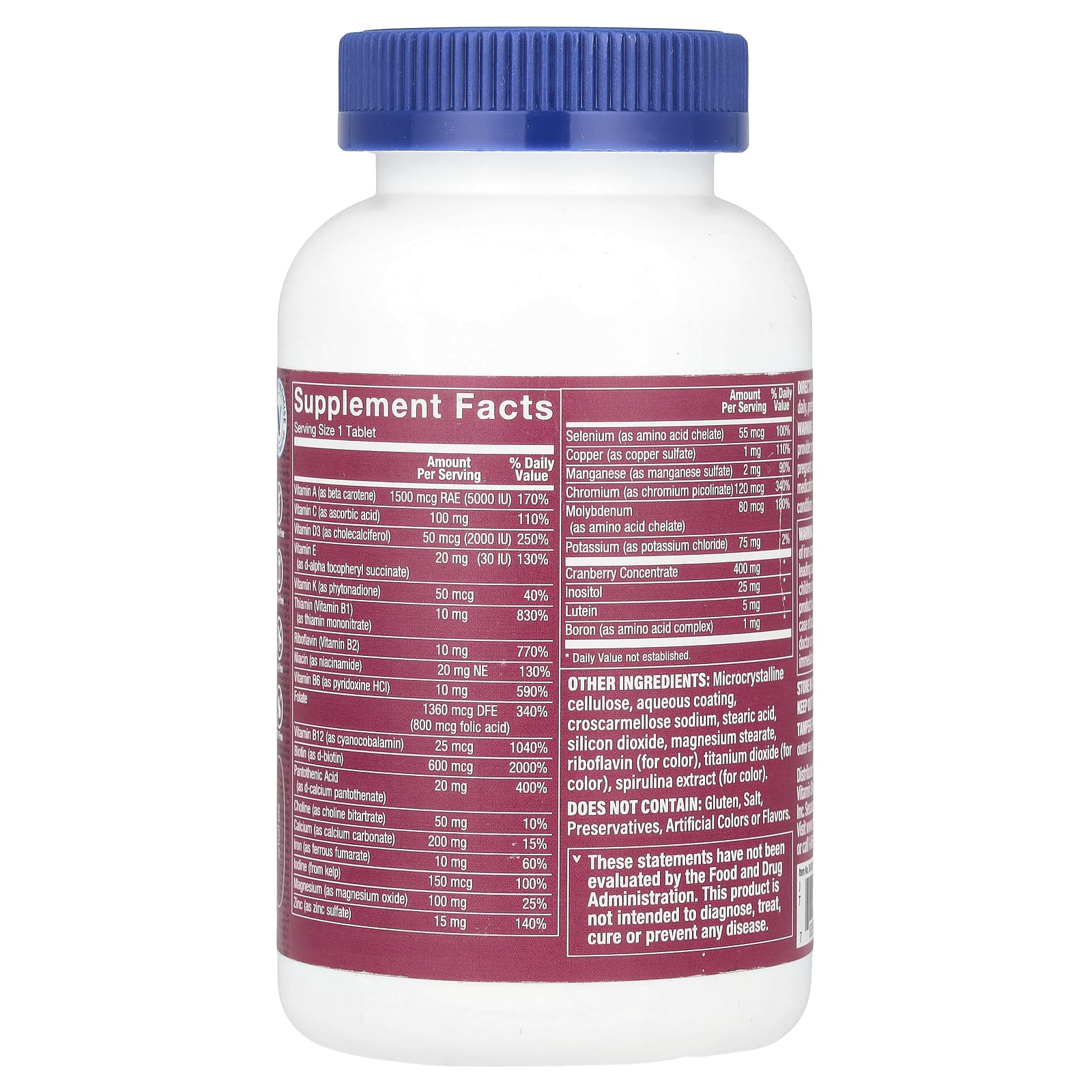The Vitamin Shoppe, One Daily Women's, Multivitamin & Multimineral, 180 Tablets