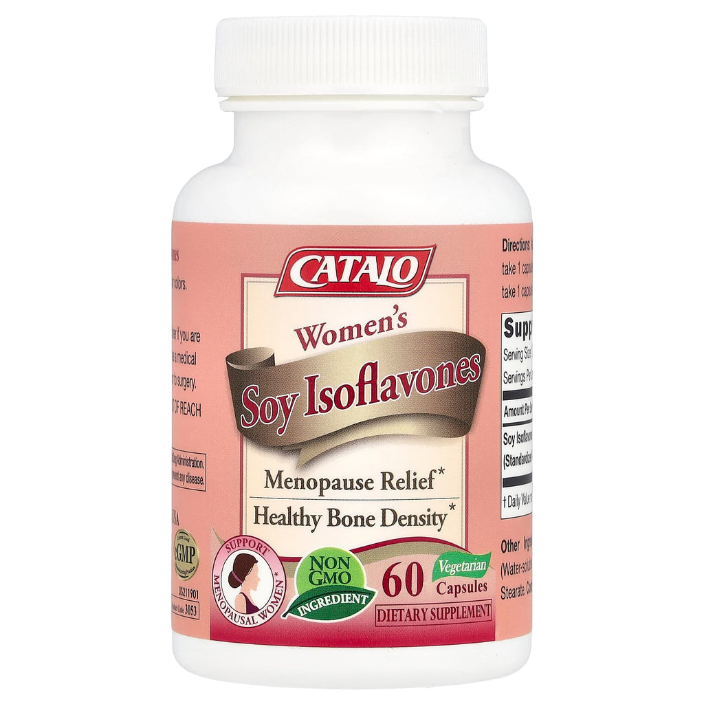 CATALO, Women's Soy Isoflavones, 60 Vegetarian Capsules (125 mg Per Capsule)