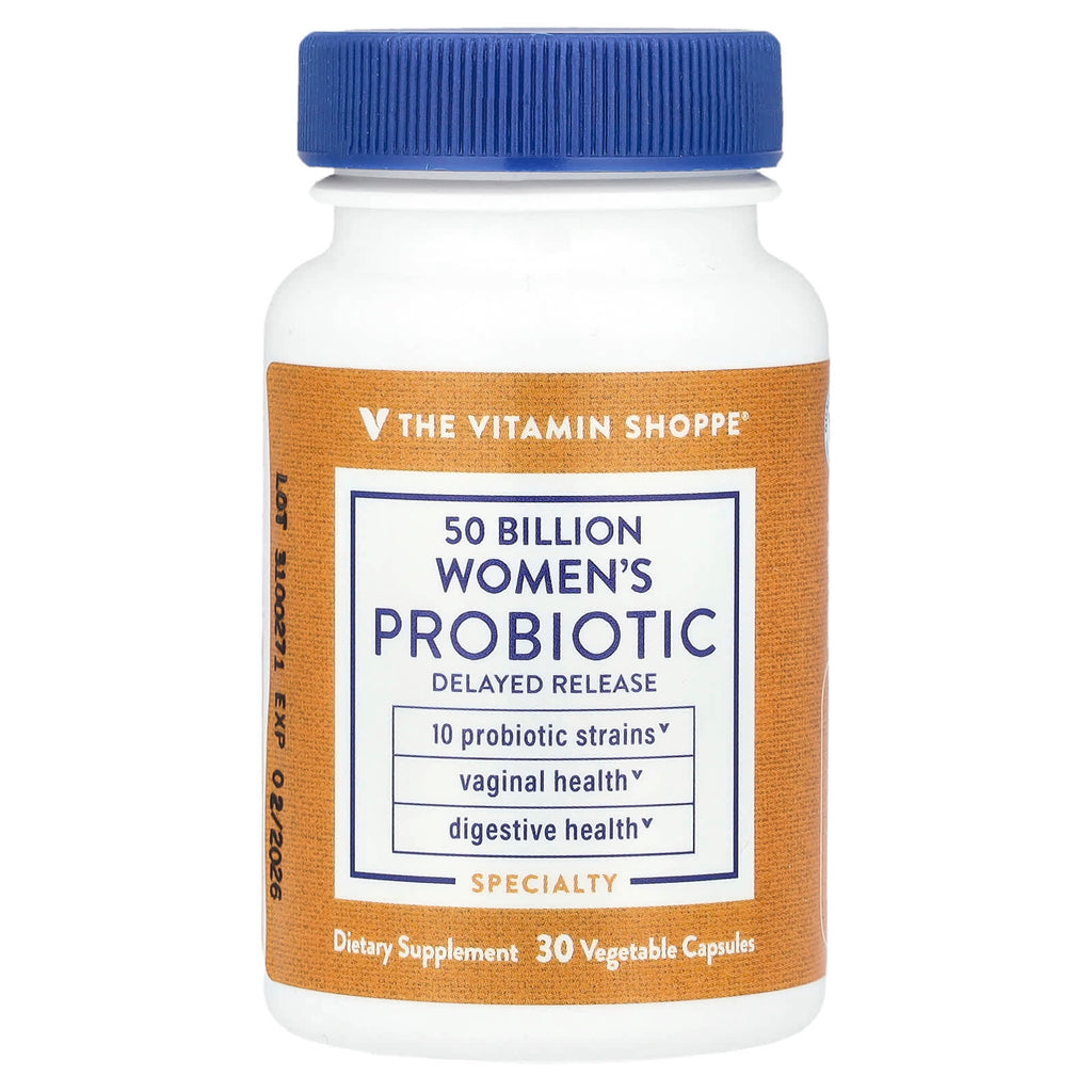 The Vitamin Shoppe, Women's Probiotic, 50 Billion, 30 Vegetable Capsules