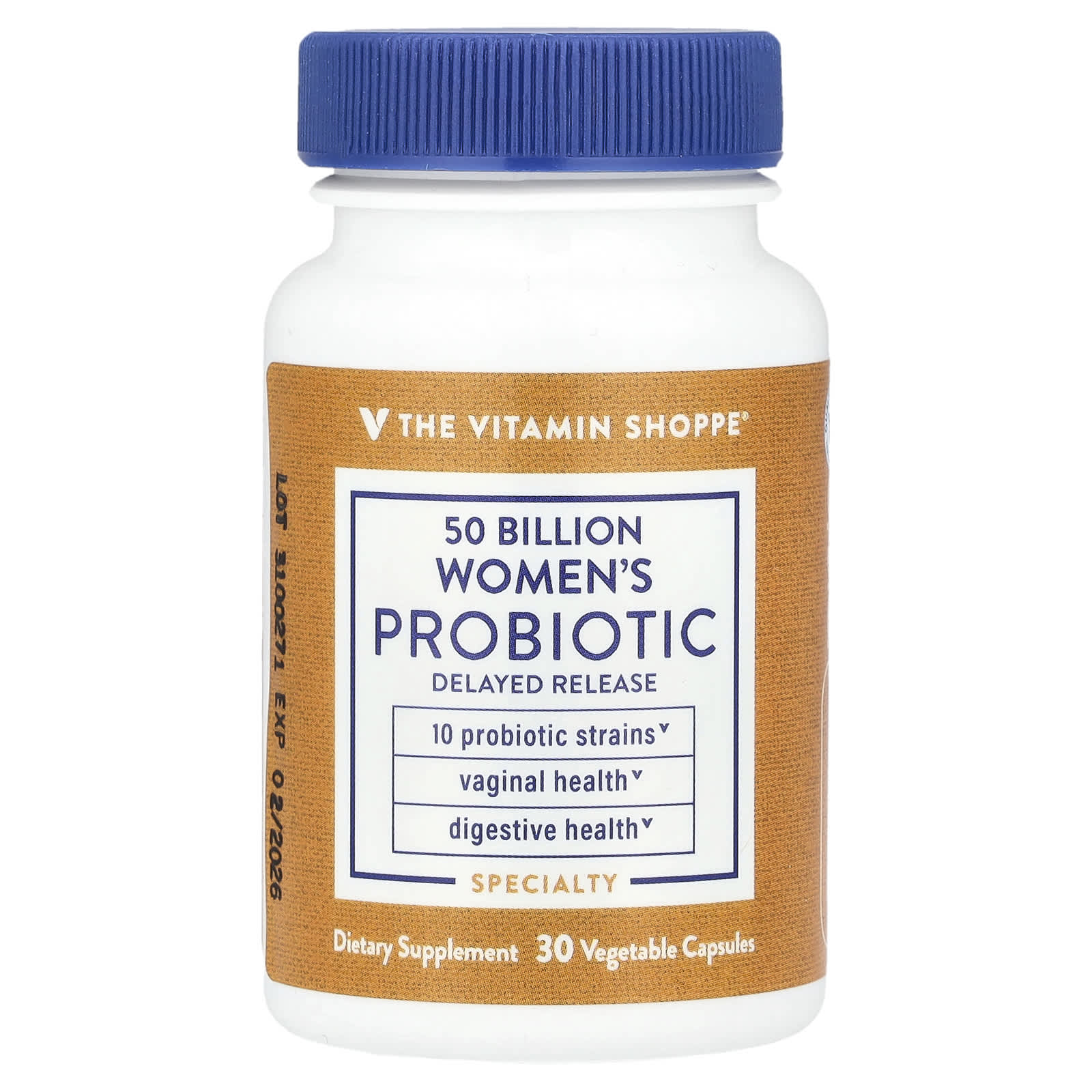 The Vitamin Shoppe, Women's Probiotic, 50 Billion, 30 Vegetable Capsules