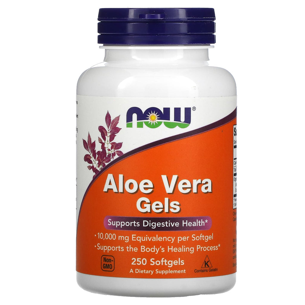 NOW Foods, Aloe Vera Gels, 250 Softgels (50 mg per Softgel)