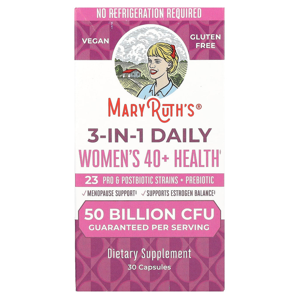 MaryRuth's, 3-In-1 Daily Women's 40+ Health, 30 Capsules