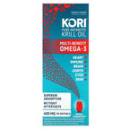 Kori, Pure Antarctic Krill Oil, Multi-Benefit Omega-3, 90 Softgels (400 mg per Softgel)