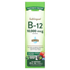 Nature's Truth, Sublingual B-12, Natural Berry, 10,000 mcg, 2 fl oz (59 ml)