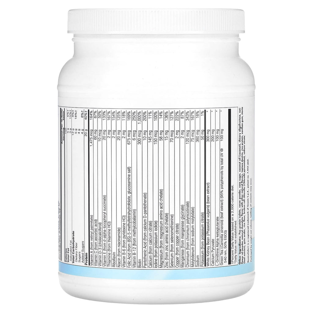 Nutra BioGenesis, UltraLean Vegan, Natural Chocolate, 1 lb 5.3 oz (604 g)