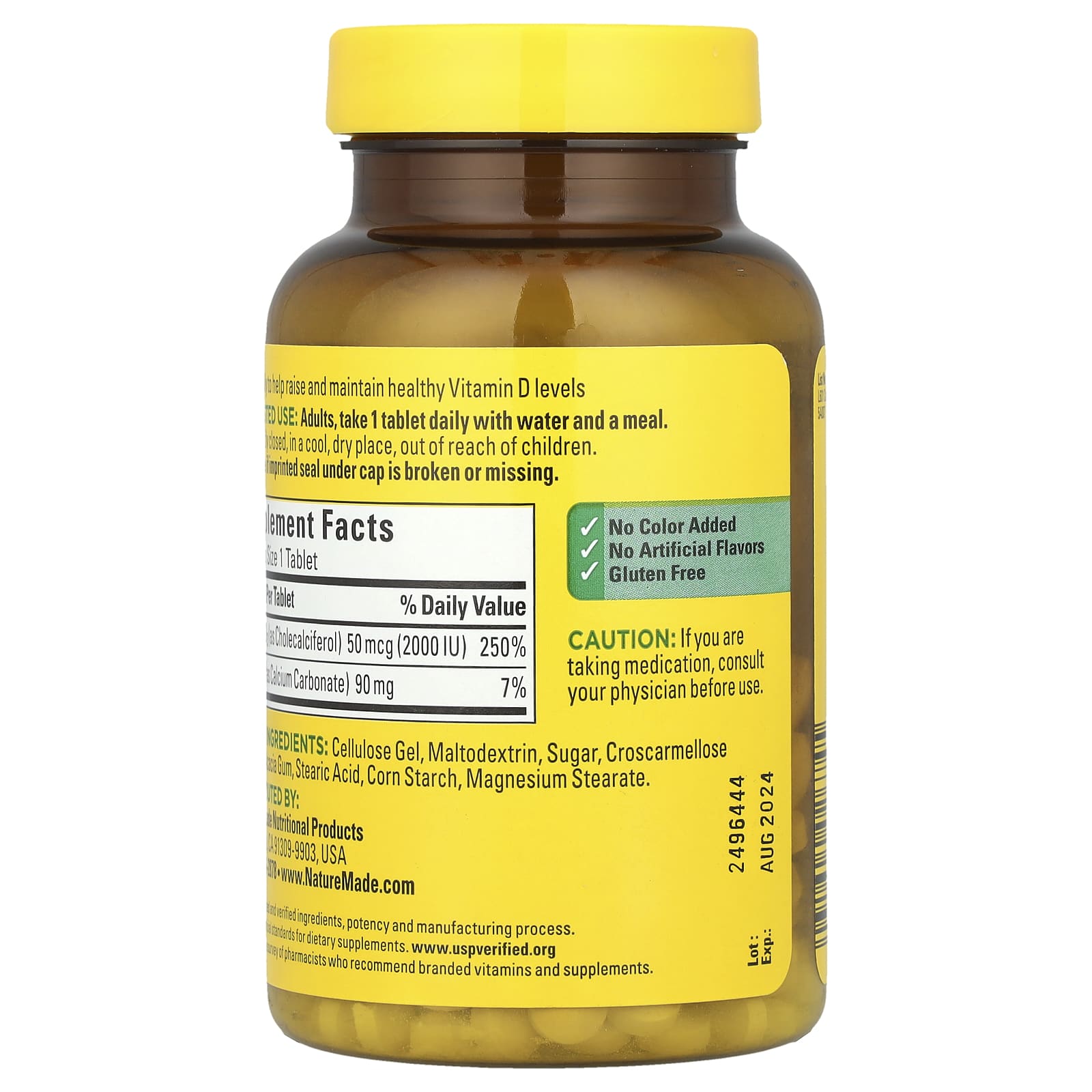 Nature Made, Vitamin D3, 220 Tablets