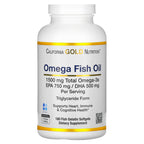 California Gold Nutrition, Norwegian Omega-3 Fish Oil with EPA/DHA, Natural Lemon, 180 Softgels