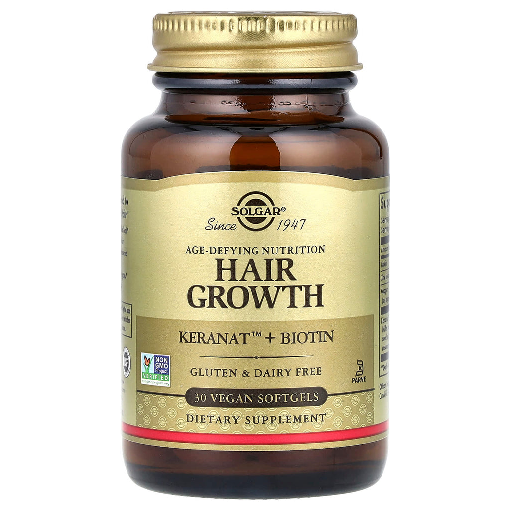 Solgar, Age-Defying Nutrition, Hair Growth, 30 Vegan Softgels