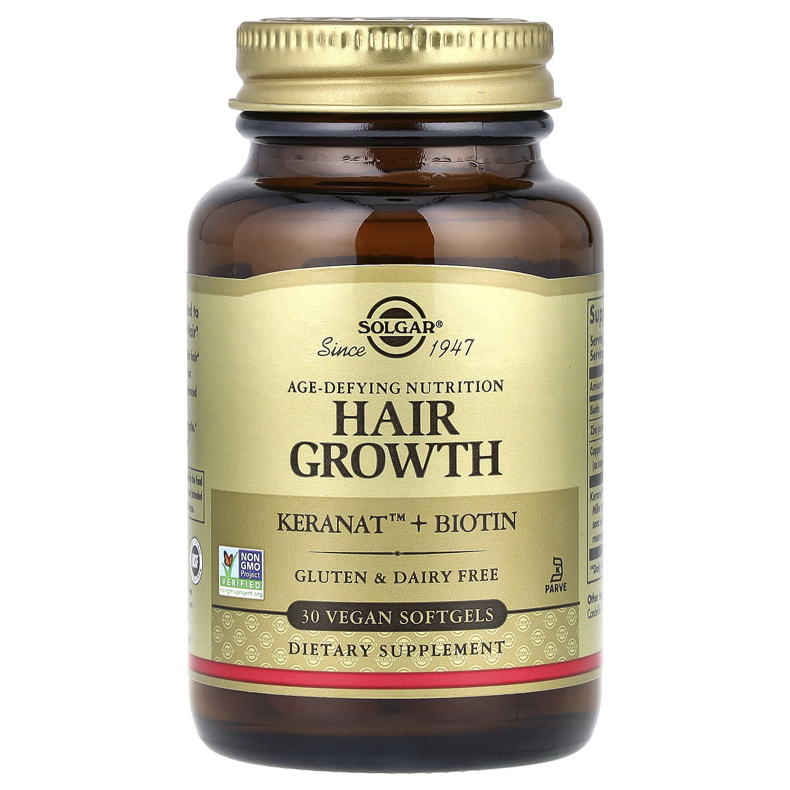 Solgar, Age-Defying Nutrition, Hair Growth, 30 Vegan Softgels