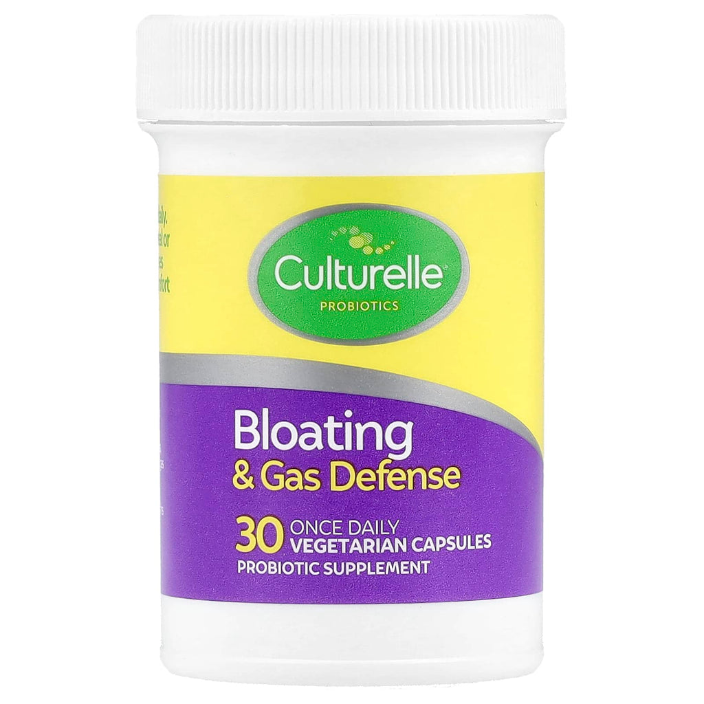 Culturelle, Probiotics, Bloating & Gas Defense, 30 Vegetarian Capsules