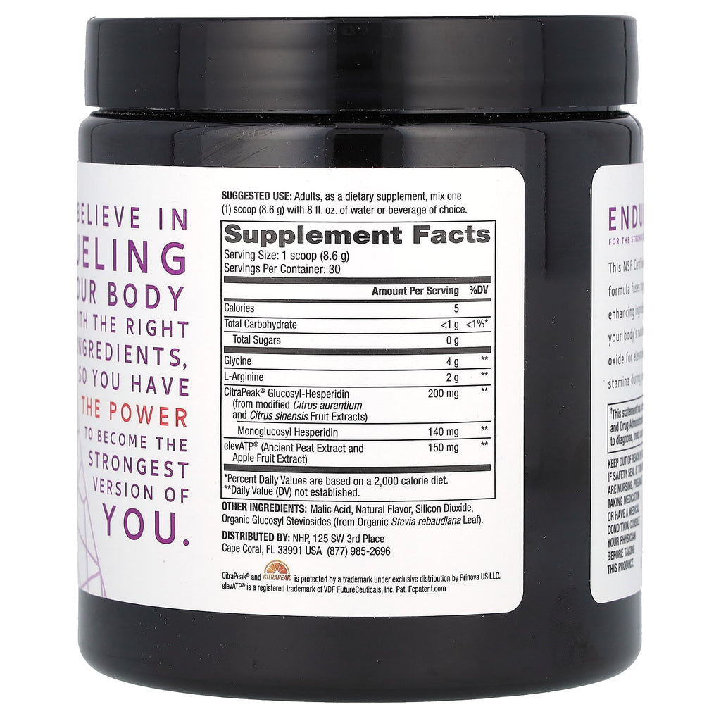 Dr. Mercola, Pure Power, Endurance, Glycine + L-Arginine, Berry Blast, 9.1 oz (258 g)