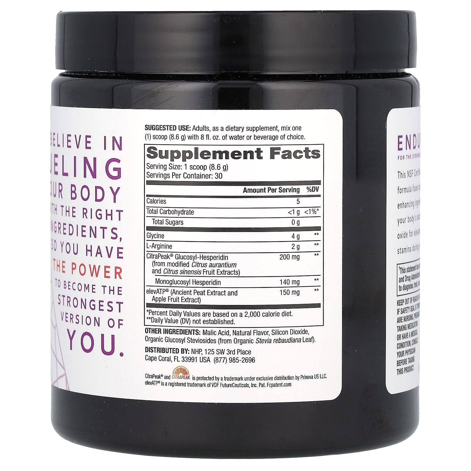 Dr. Mercola, Pure Power, Endurance, Glycine + L-Arginine, Berry Blast, 9.1 oz (258 g)