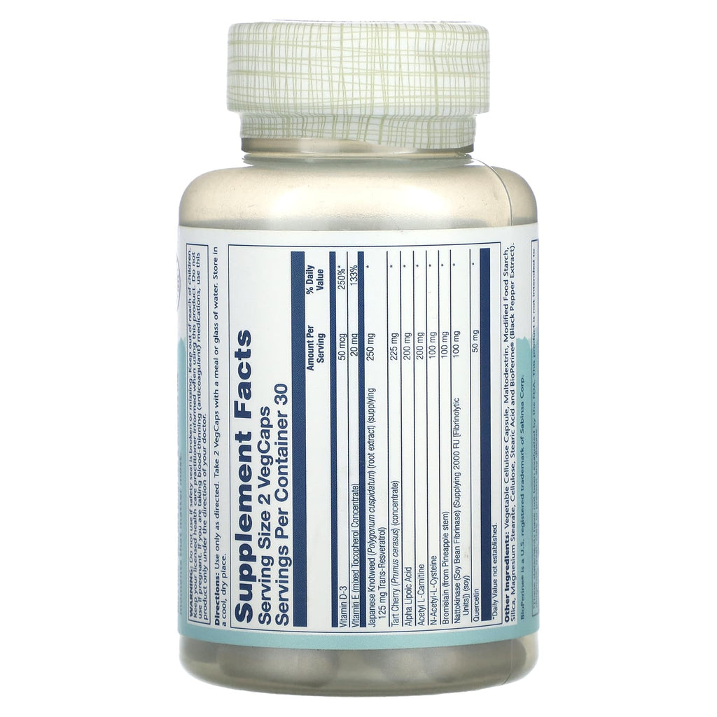 Solaray, Acetyl L-Carnitine Alpha Lipoic Acid, 60 VegCaps