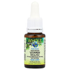 Natural Factors, Whole Earth Sea®, 100% Vegan Vitamin D3 & K2, 0.5 fl oz (15 ml)