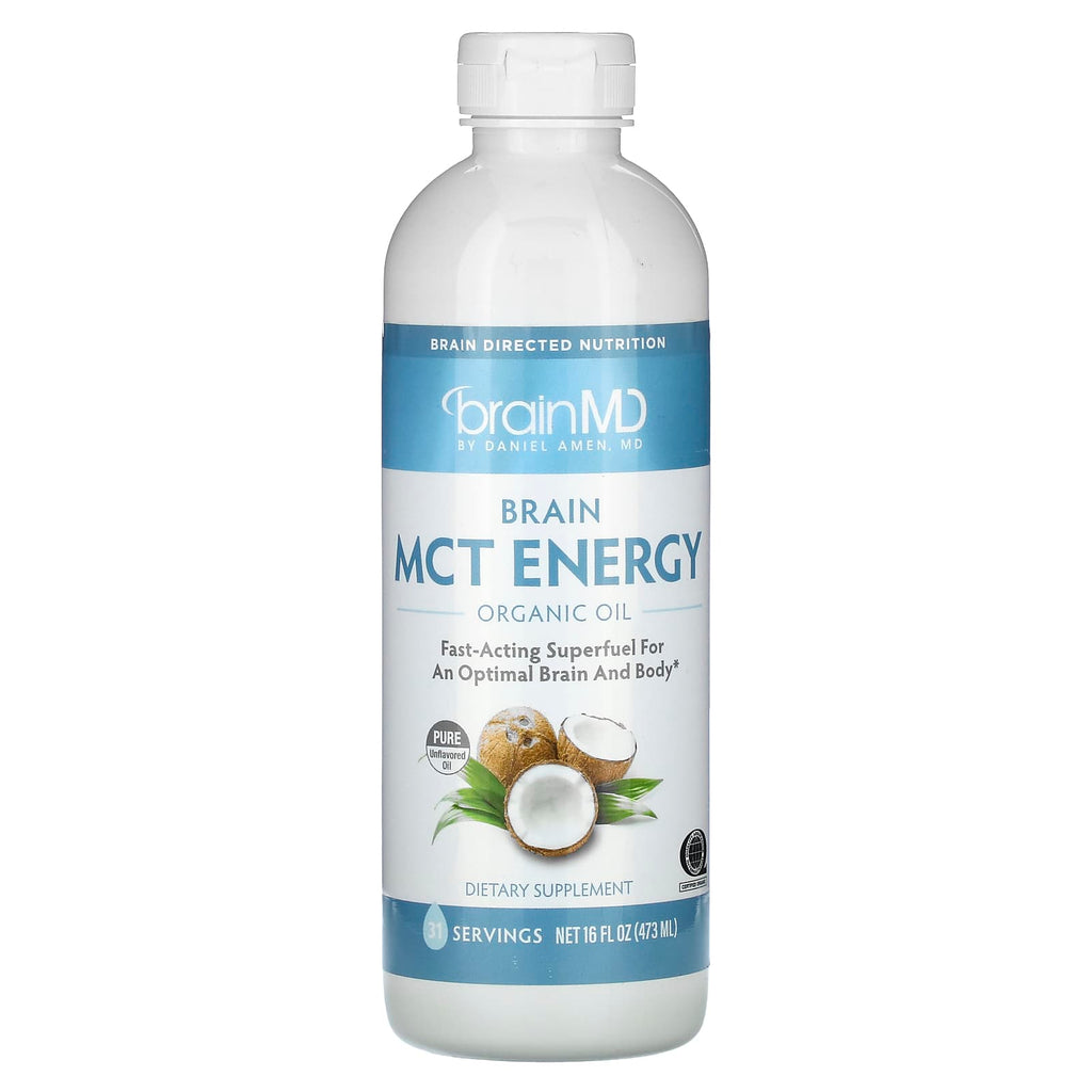 BrainMD, Brain MCT Energy Organic Oil, 16 fl oz (473 ml)