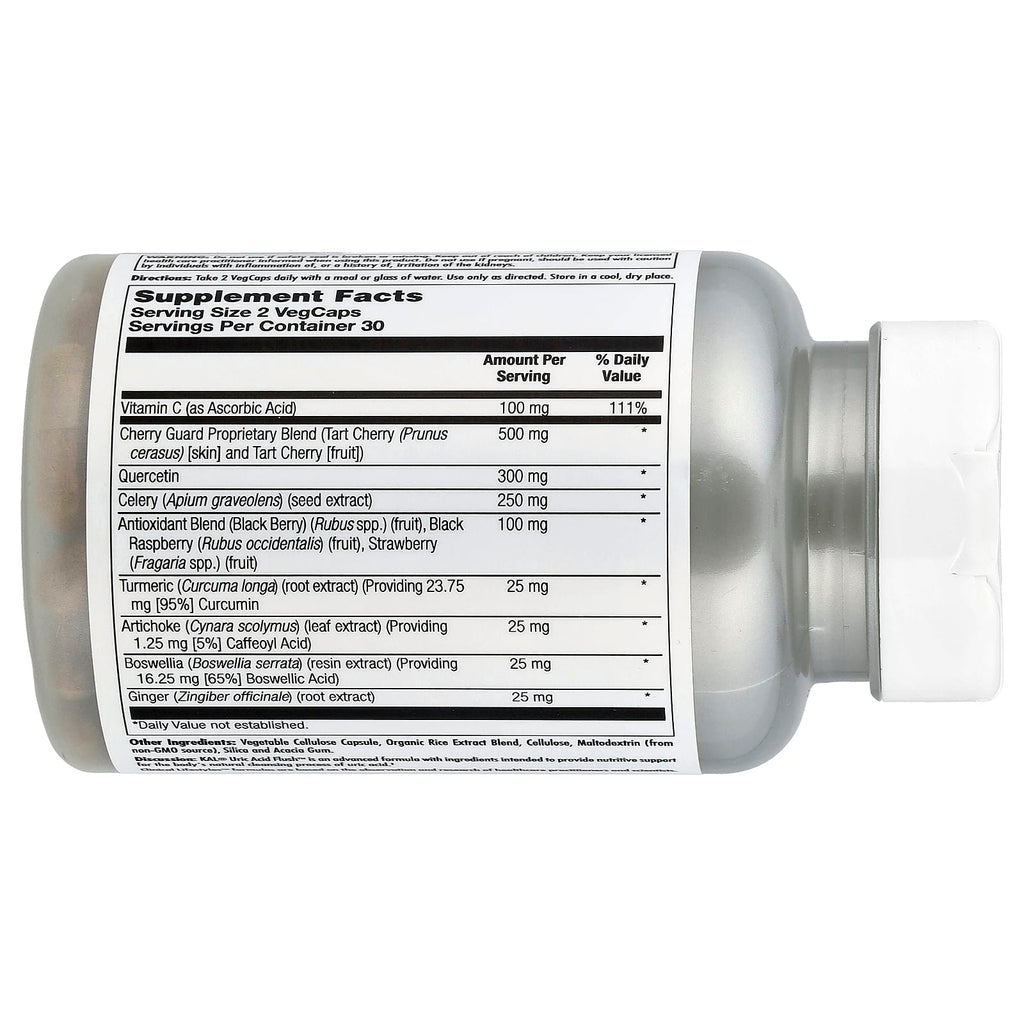 KAL, Uric Acid Flush™, 60 VegCaps