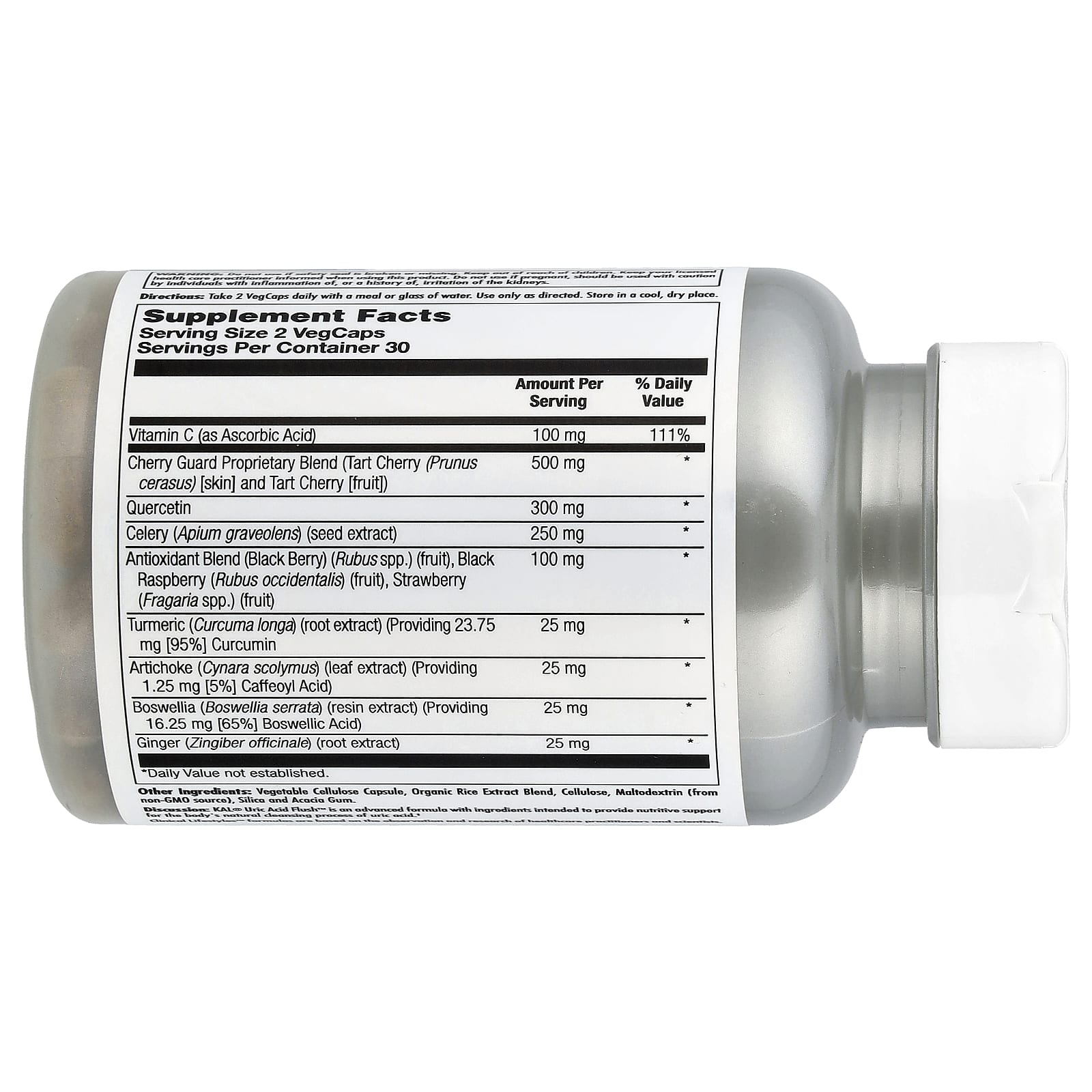 KAL, Uric Acid Flush™, 60 VegCaps
