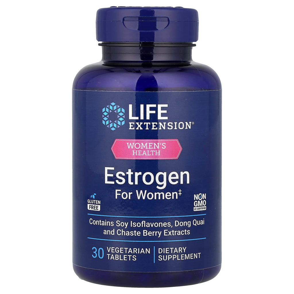 Life Extension, Women's Health, Estrogen for Women, 30 Vegetarian Tablets
