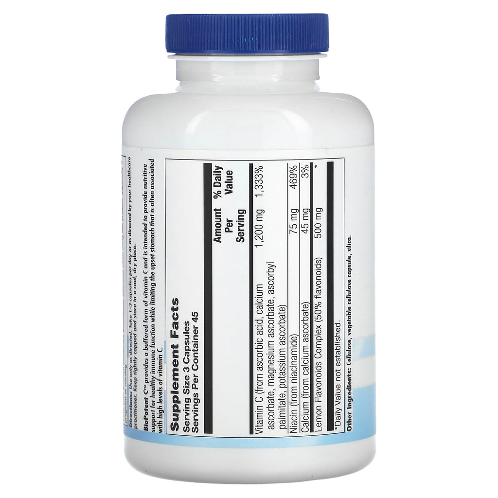 Nutra BioGenesis, BioPotent C, 135 Vegetarian Capsules