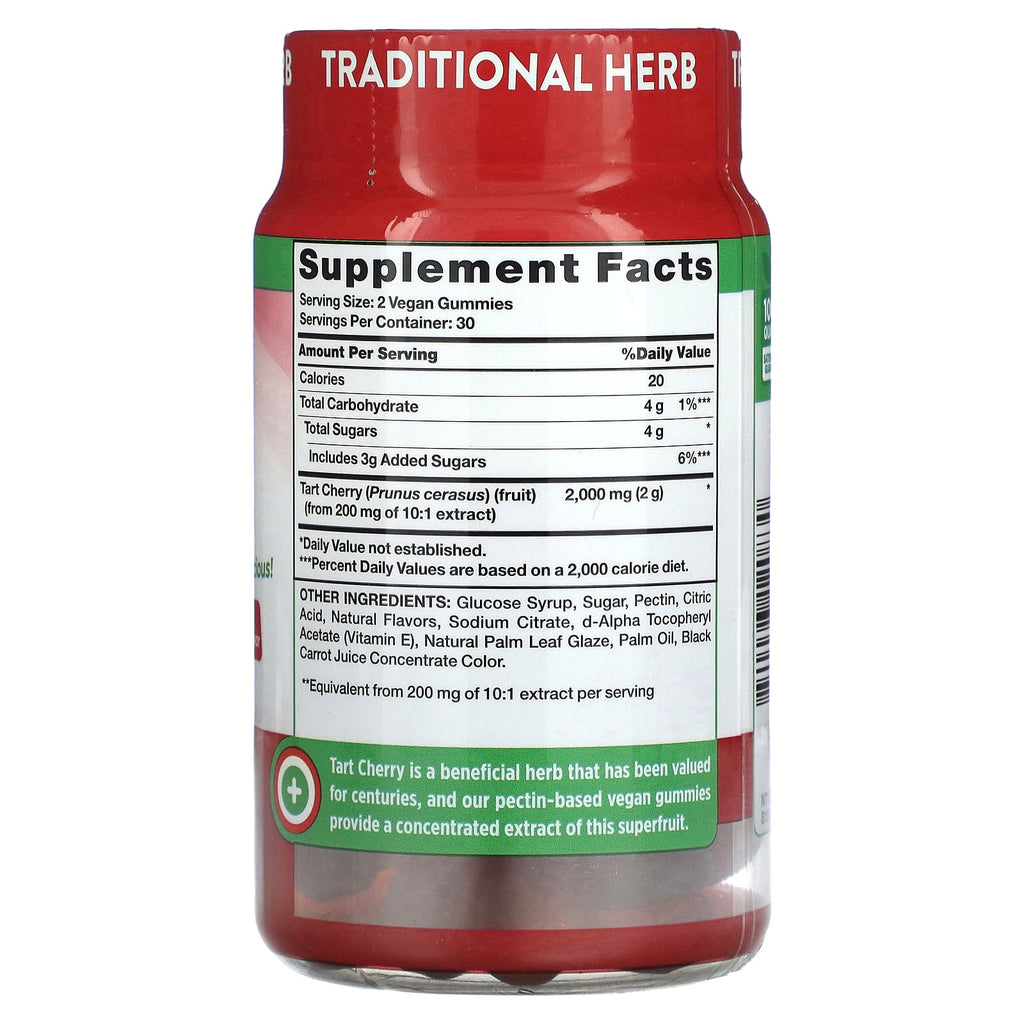 Nature's Truth, Tart Cherry, Natural Cherry, 60 Vegan Gummies (1,000 mg per Gummy)