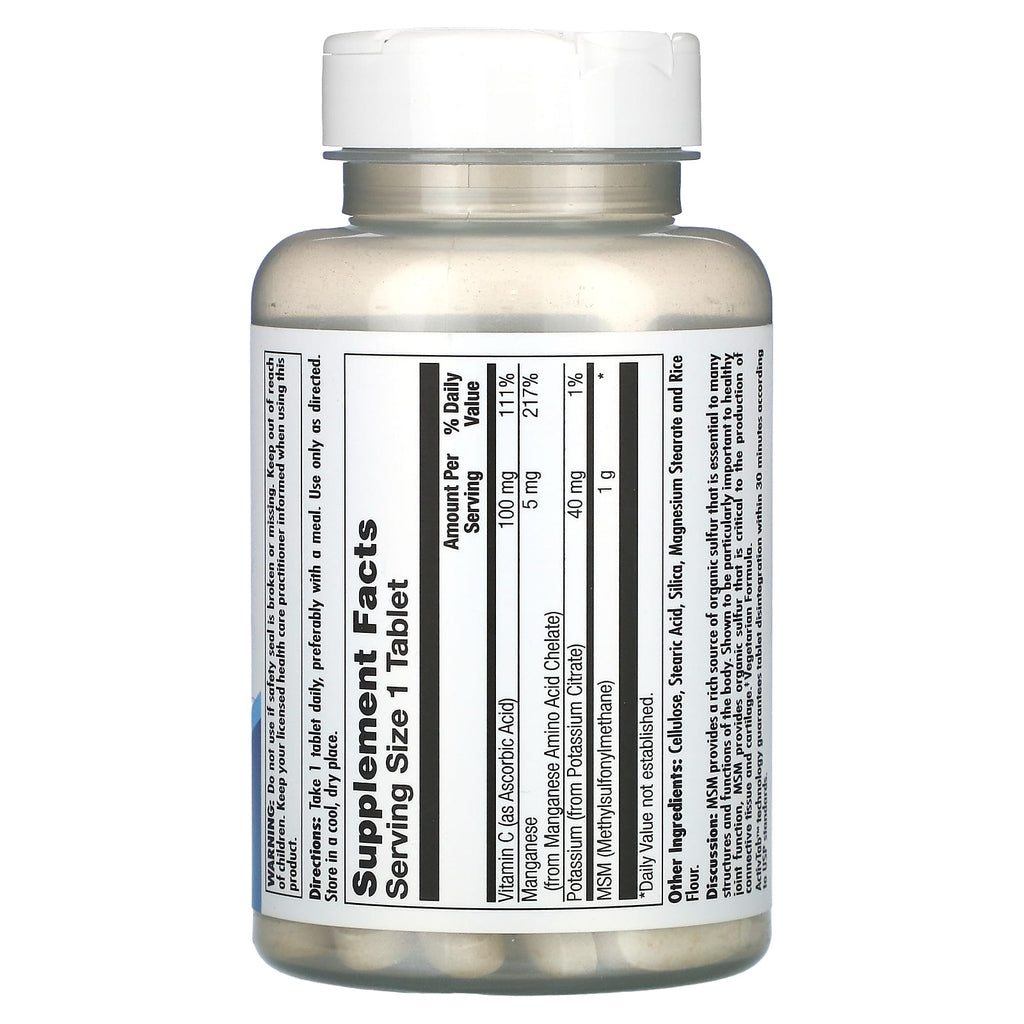 KAL, MSM, 80 Tablets