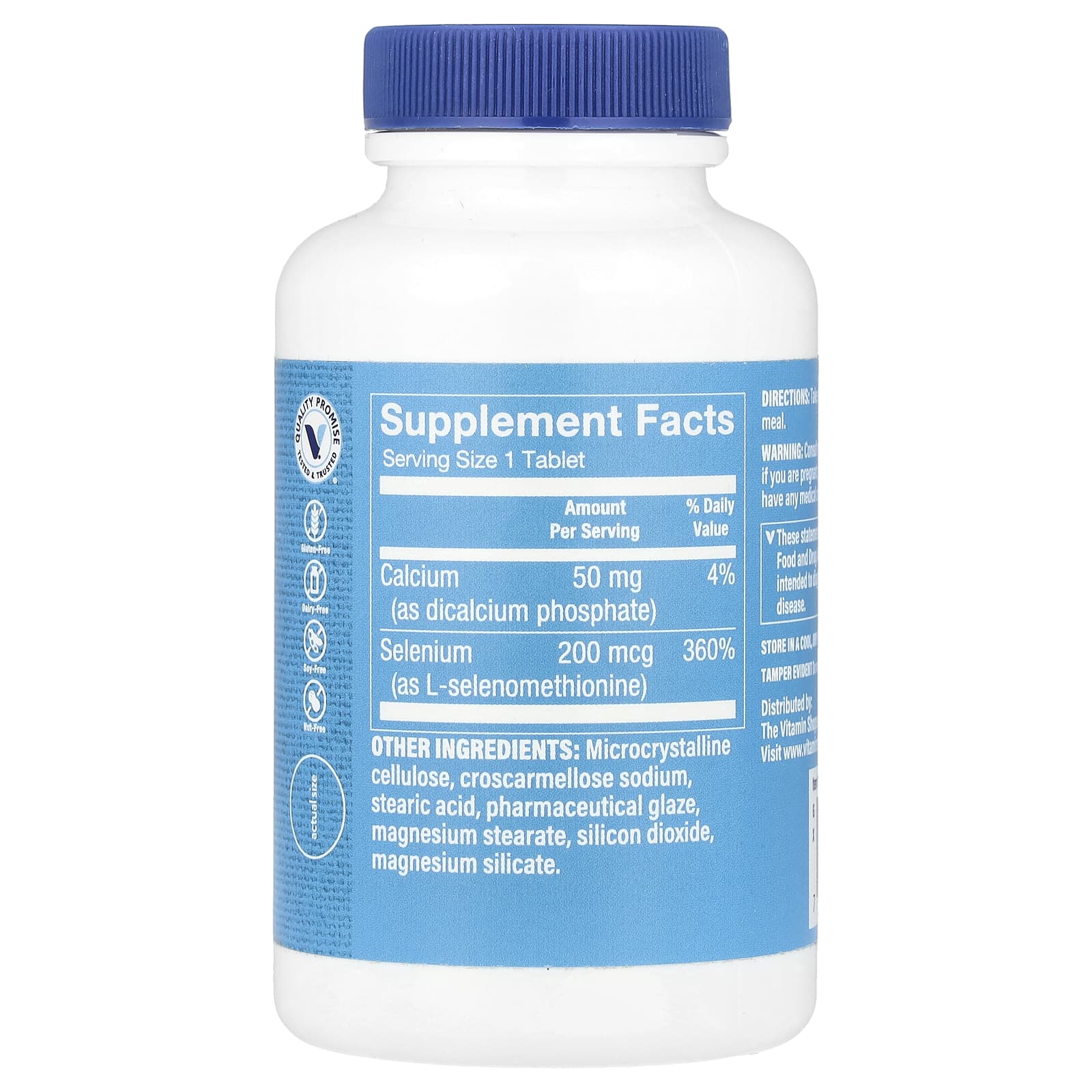 The Vitamin Shoppe, Selenium, 300 Tablets