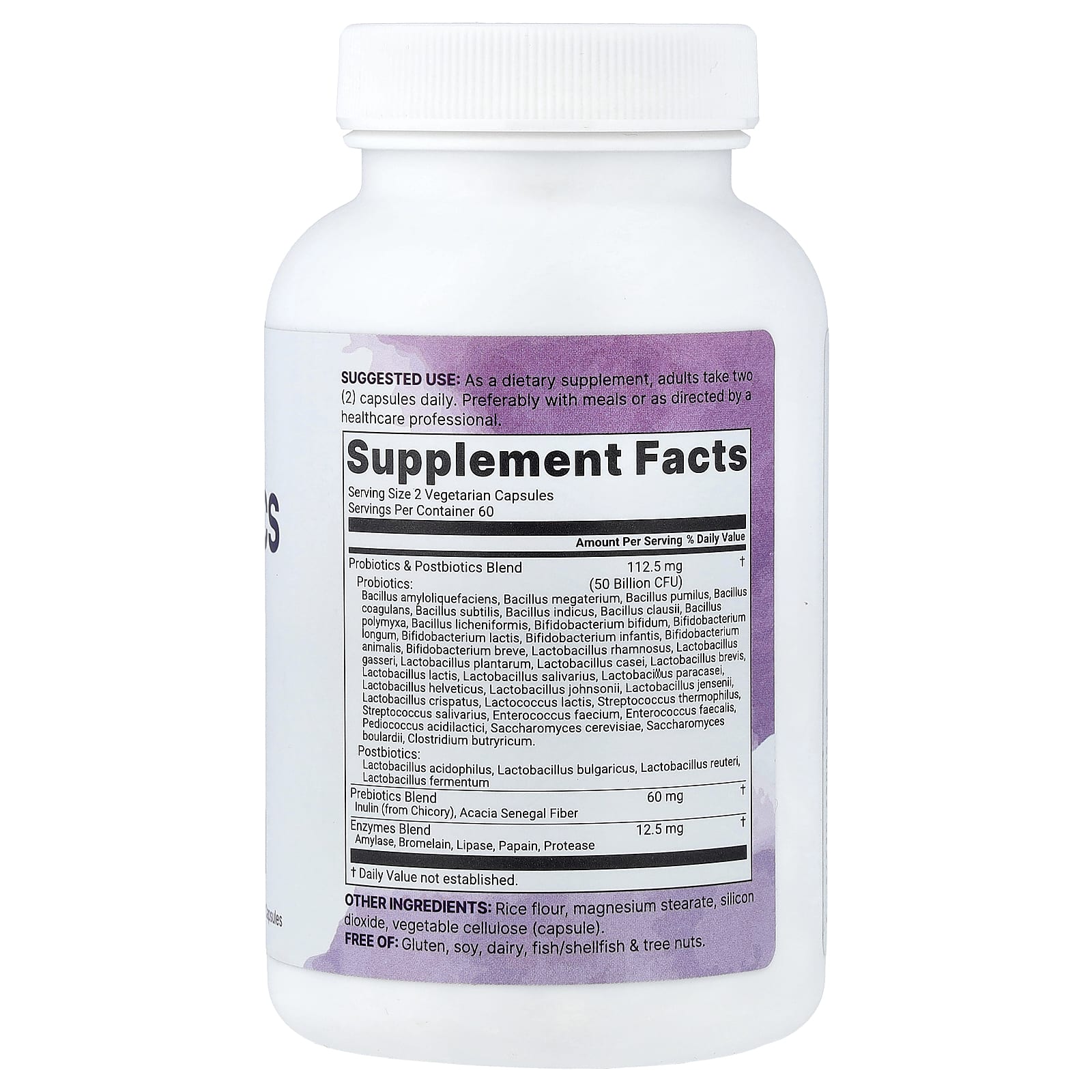 Micro Ingredients, Probiotics, 120 Vegetarian Capsules