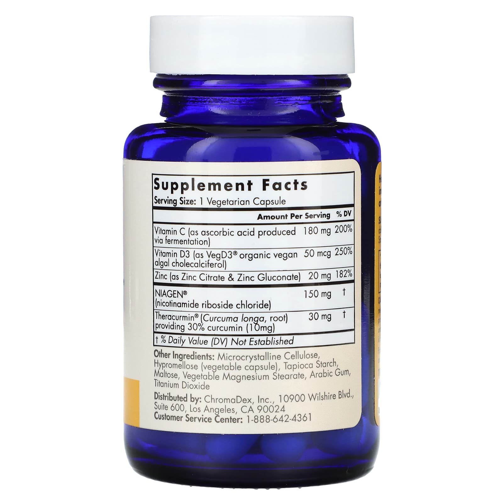 Tru Niagen, Immune, Daily Defense, 30 Vegetarian Capsules