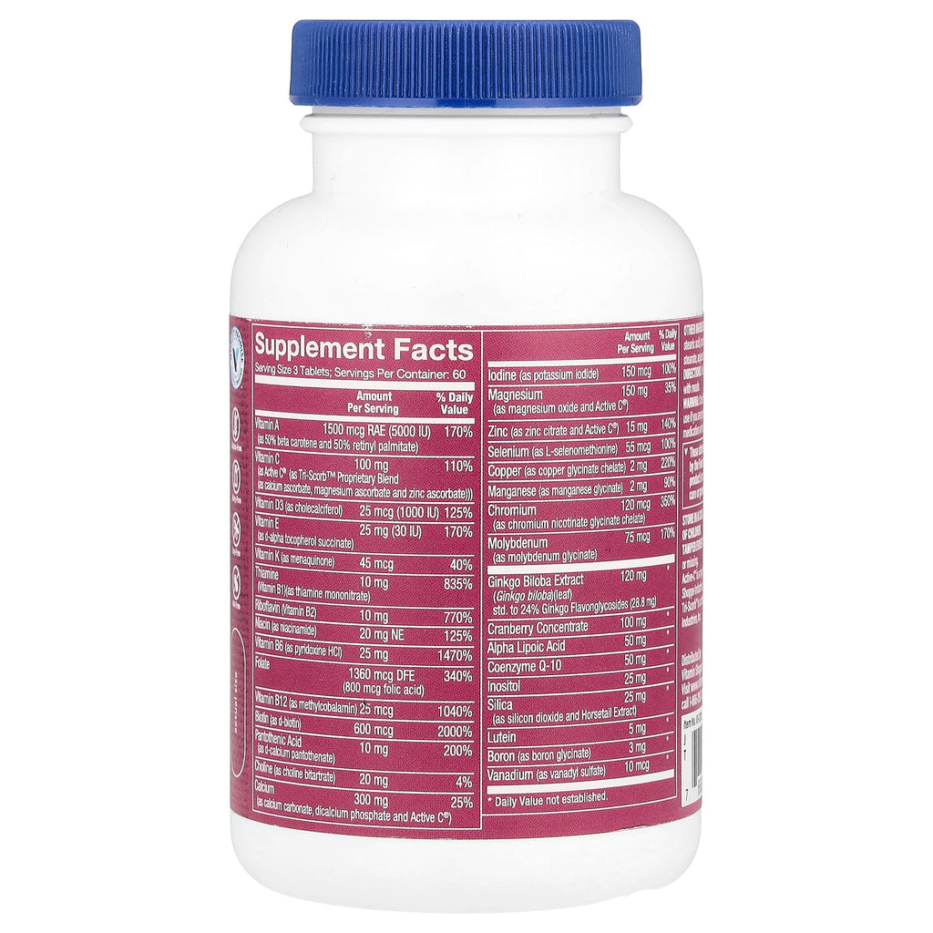 The Vitamin Shoppe, Ultimate Woman® 50+, Multivitamin & Multimineral, 180 Tablets