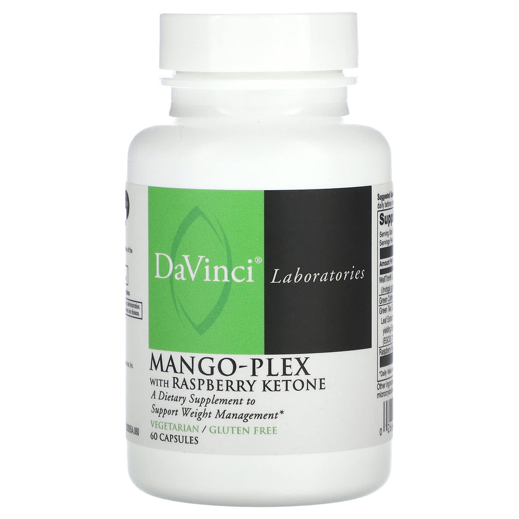 DaVinci Laboratories, Mango-Plex with Raspberry Ketone, 60 Capsules