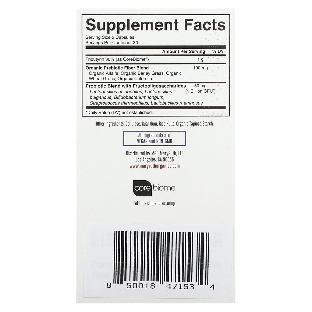 MaryRuth's, Complete Gut Health, 3-in-1, 60 Capsules