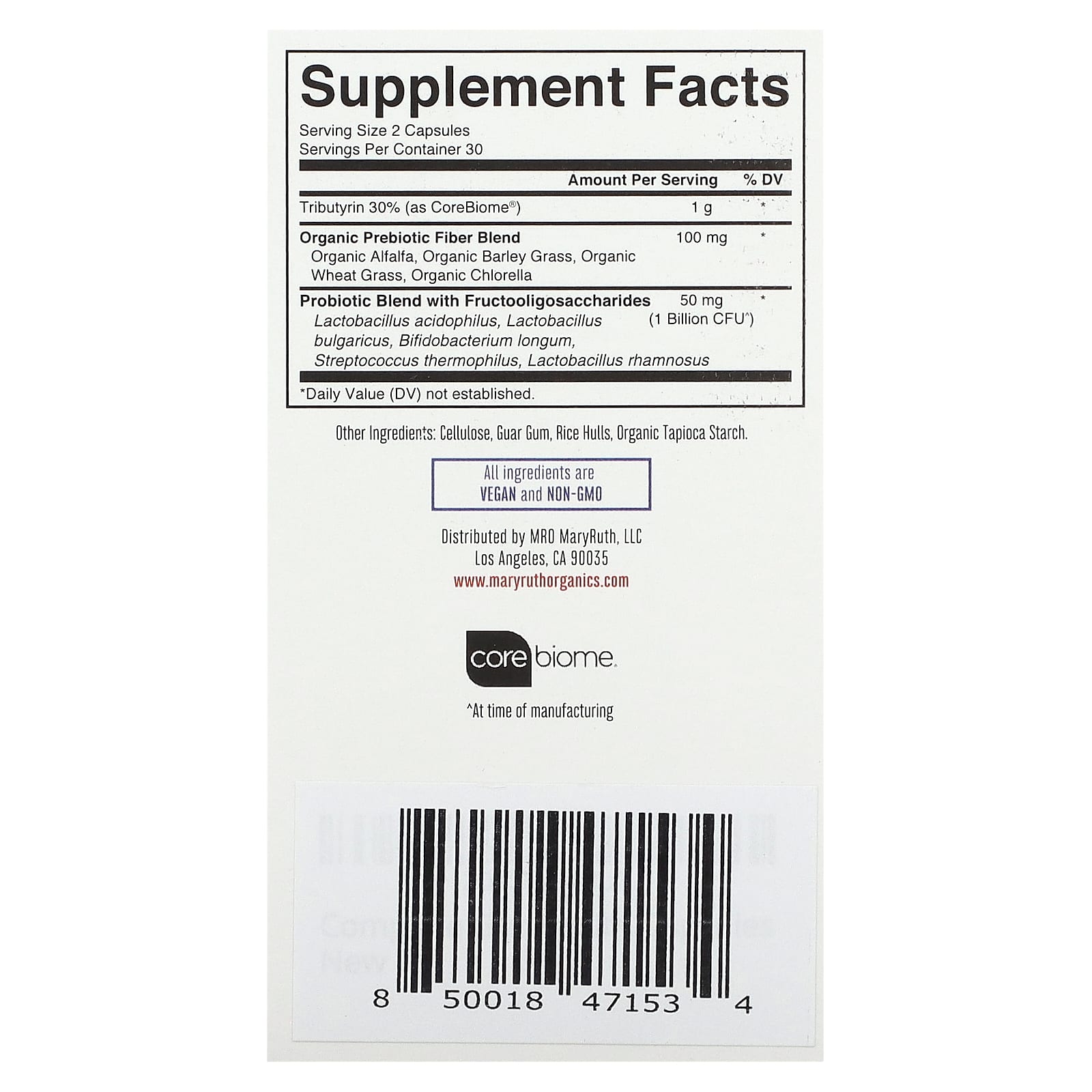 MaryRuth's, Complete Gut Health, 3-in-1, 60 Capsules