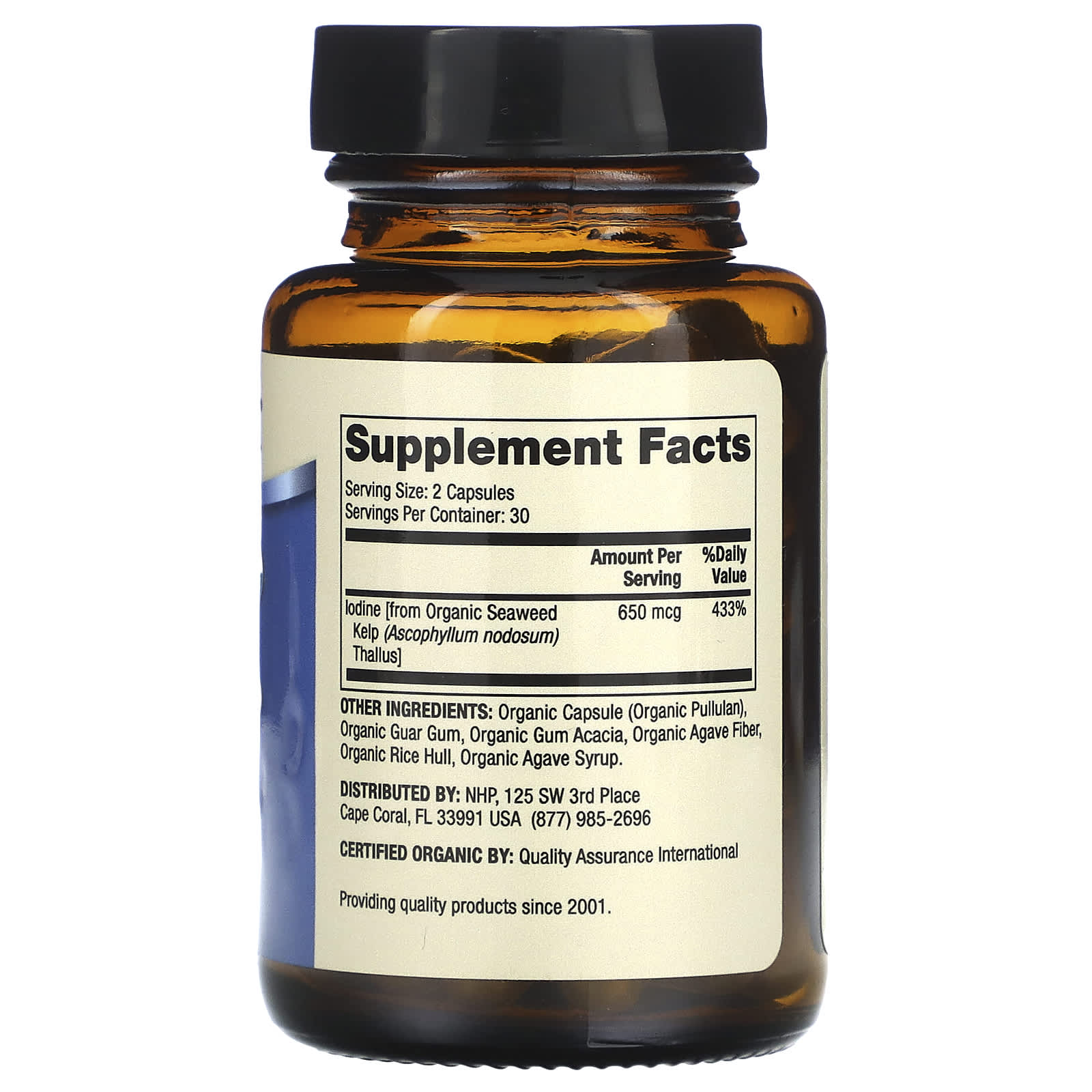 Dr. Mercola, Iodine From Organic Seaweed, 60 Capsules (325 mcg per Capsule)