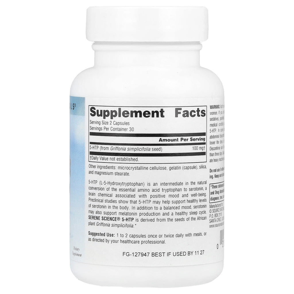 Source Naturals, Serene Science®, 5-HTP, 50 mg , 60 Capsules