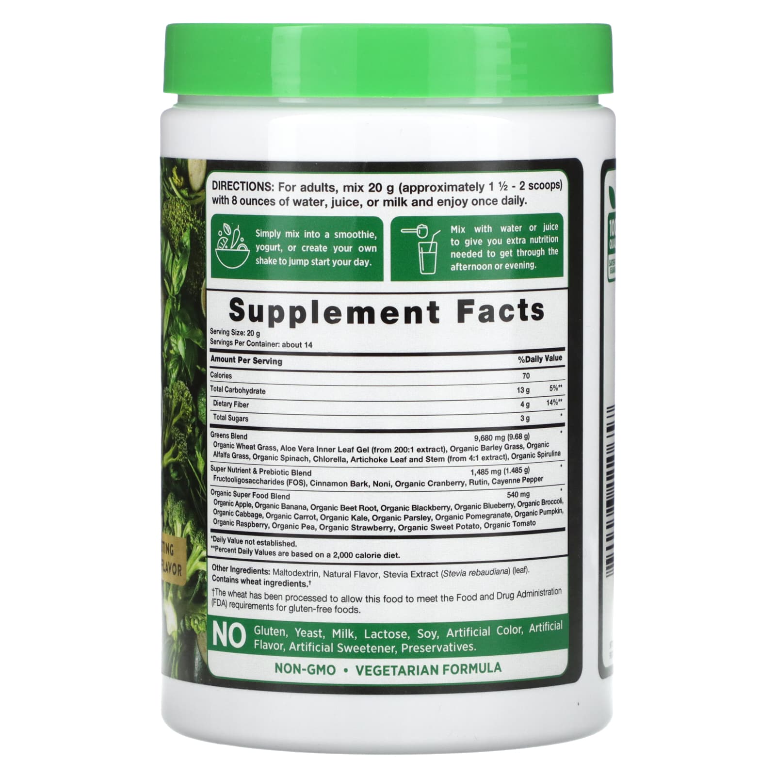 Nature's Truth, Daily Super Greens+, 9.88 oz (280 g)