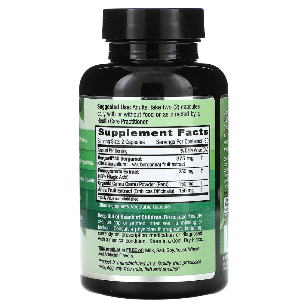 Emerald Laboratories, Bergamot+, 60 Vegetable Caps