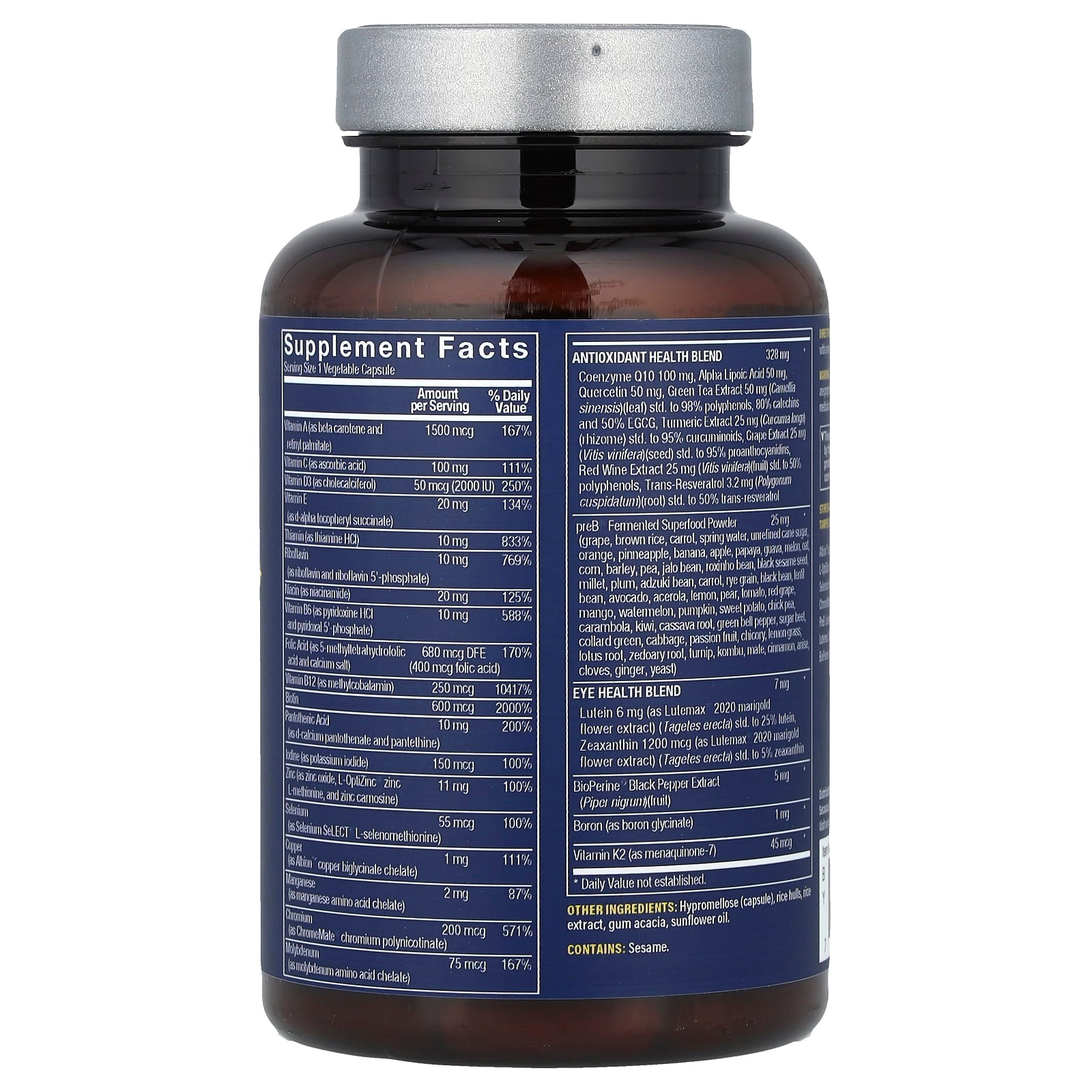 Vthrive, Bioactive Women's 50+ One Daily Multi, 30 Vegetable Capsules