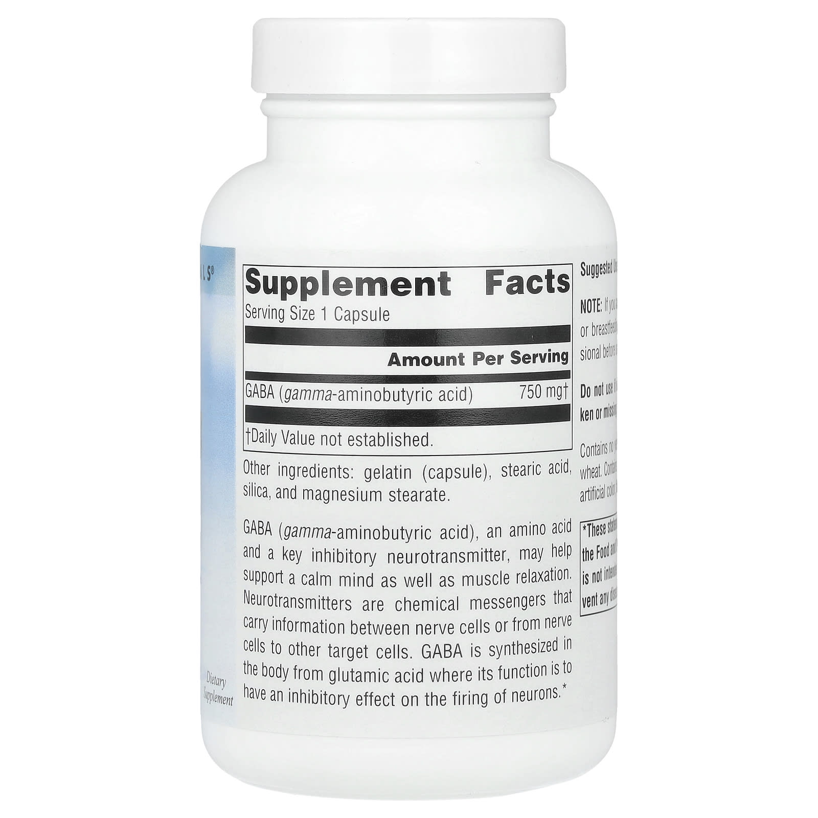 Source Naturals, Serene Science®, GABA, 750 mg, 90 Capsules
