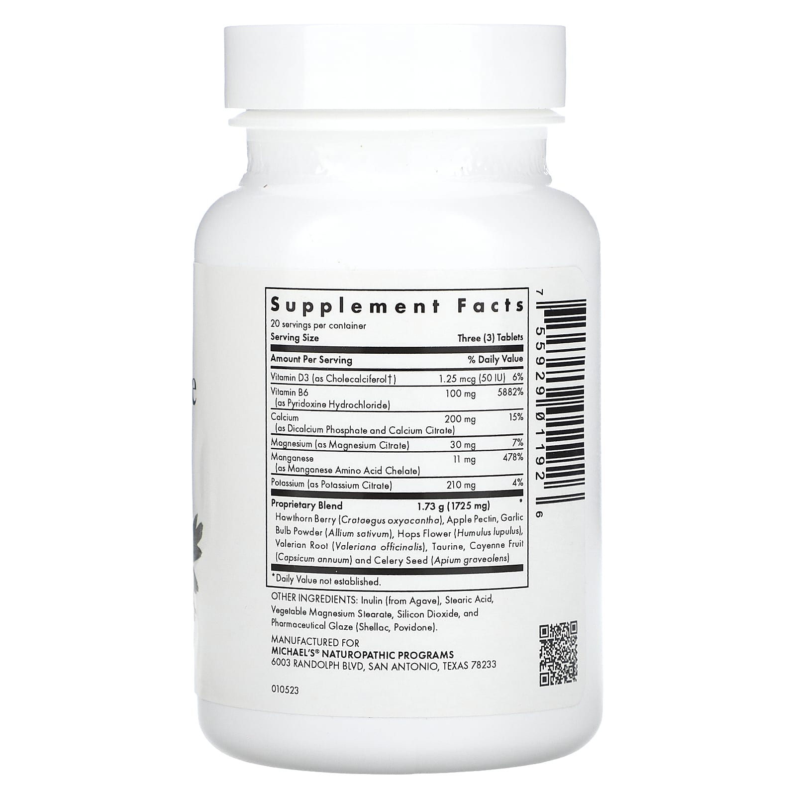 Michael's Health, Blood Pressure Factors, 60 Vegetarian Tablets