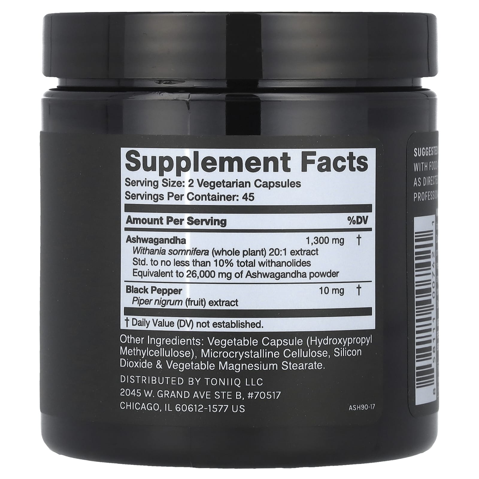 Toniiq, Ashwagandha , 90 Capsules