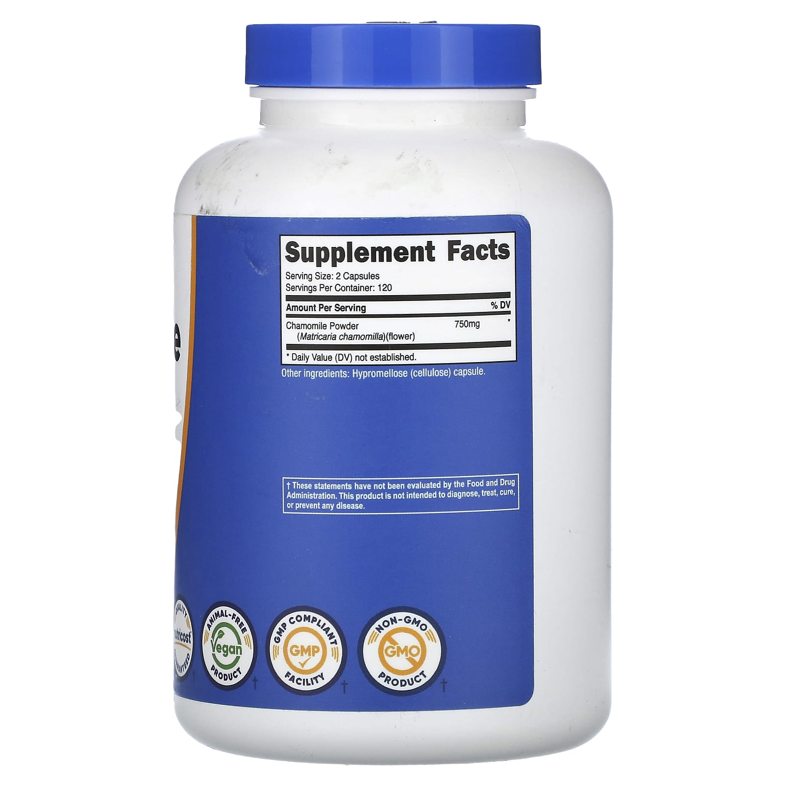 Nutricost, Chamomile, 240 Capsules (375 mg per Capsule)