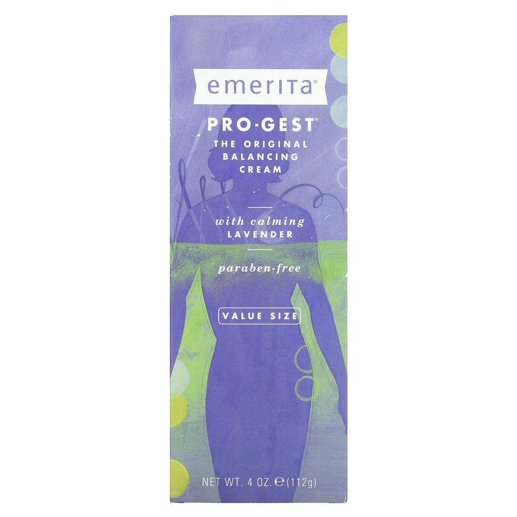 Emerita, Pro-Gest, Balancing Cream with Calming Lavender, 4 oz (112 g)