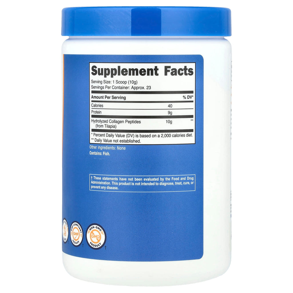 Nutricost, Marine Collagen From Farm Raised Fish, Unflavored, 8.1 oz (227 g)