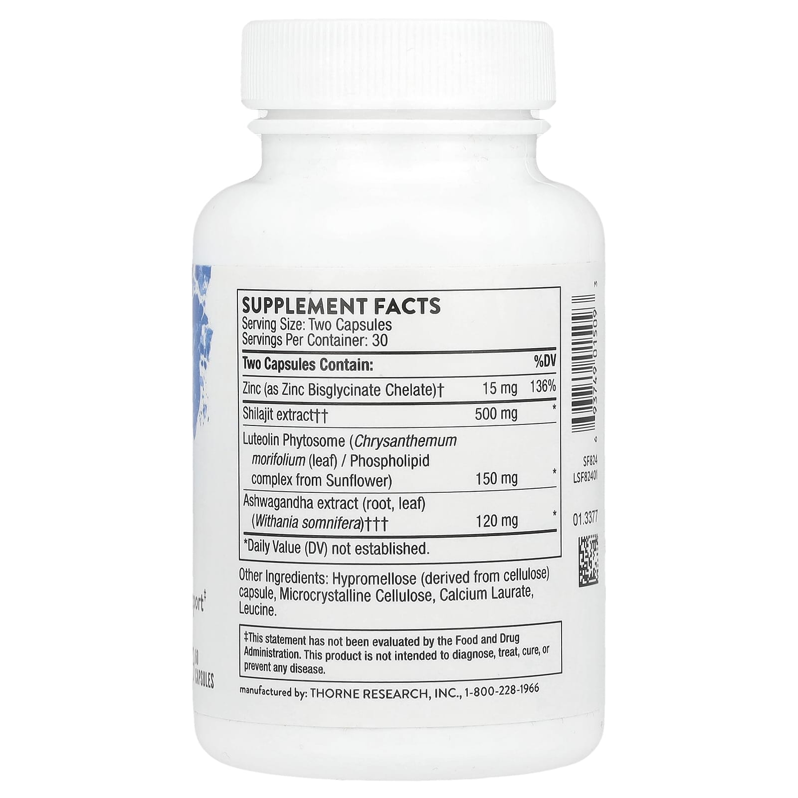 Thorne, Advanced Testosterone Support, 60 Capsules