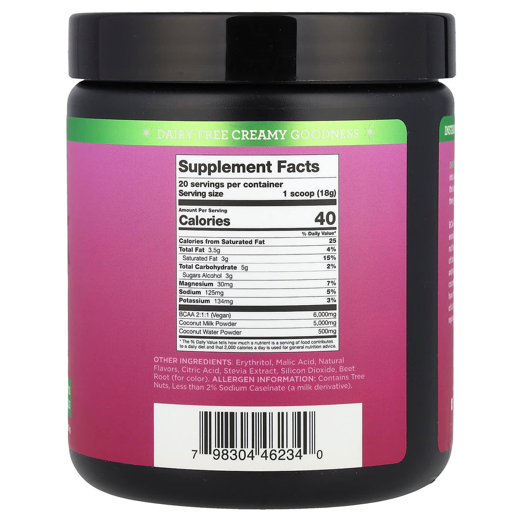 Perk Energy, Do Work, All Natural BCAAs+, Raspberry Vanilla Creme, 360 g