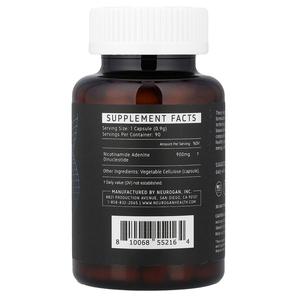 Neurogan Health, NAD+, Cell Renewer, 900 mg, 90 Capsules